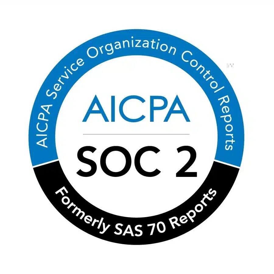 AICPA SOC 2 compliance badge