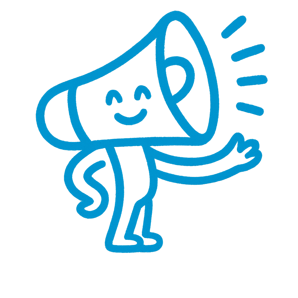 Marketing character illustration